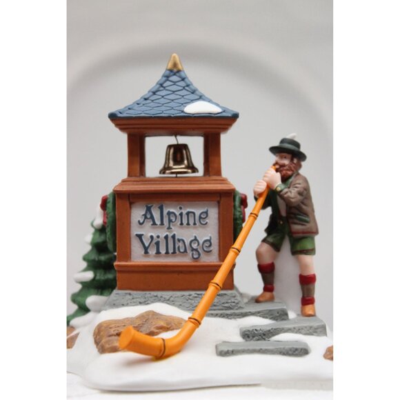 Dept 56 Alpine Village Accessory - Alpenhorn Player - Picture 1 of 6